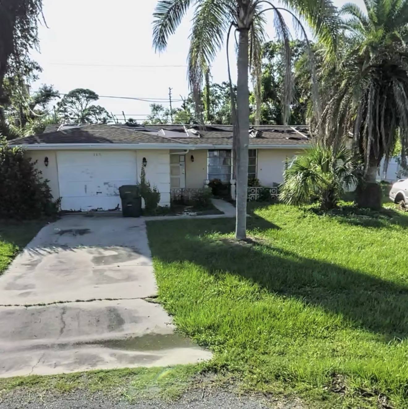 Storm damaged home purchased as is by The Melman Group